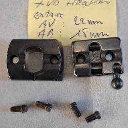 1LOT D'EMBASES  MONTAGE  PIVOTANT