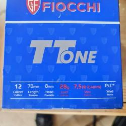 100 cartouches Fiocchi TT ONE calibre 12/70