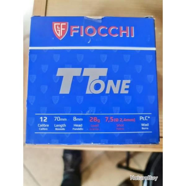 100 cartouches Fiocchi TT ONE calibre 12/70