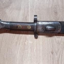 Ba&iuml;onnette anglaise 1903 pour fusil britannique Lee Enfield Land Pattern 1ere guerre mondiale 14-18