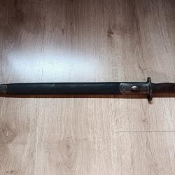 Baionnette anglaise 1907 premi&egrave;re guerre mondiale 14-18 Wilkinson (jus de ferme)