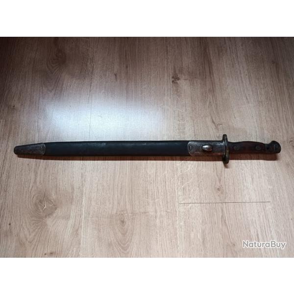 Baionnette anglaise 1907 premi�re guerre mondiale 14-18 Wilkinson (jus de ferme)