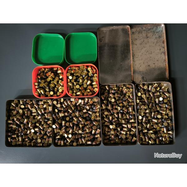 Lot de 1000 bosquettes 22 lr