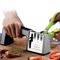 Aff&ucirc;teuse Aiguiseur Couteau Professionnelle 4 en 1 Ciseau Cuisine