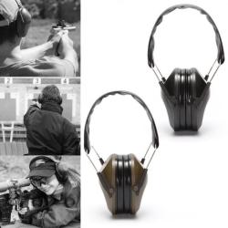 Casque Anti-bruit Tactique - Protecteur Auditif Pliable - NRR 22DB - Stand de Tir Antibruit Arme