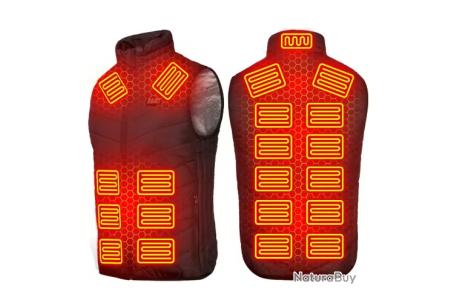 Gilet Chauffant Léger Pour Hommes, Gilet Chauffant électrique Rechargeable Intelligent, Gilet Chauffant électrique Unisexe étanche à L'eau | Leroy Merlin
