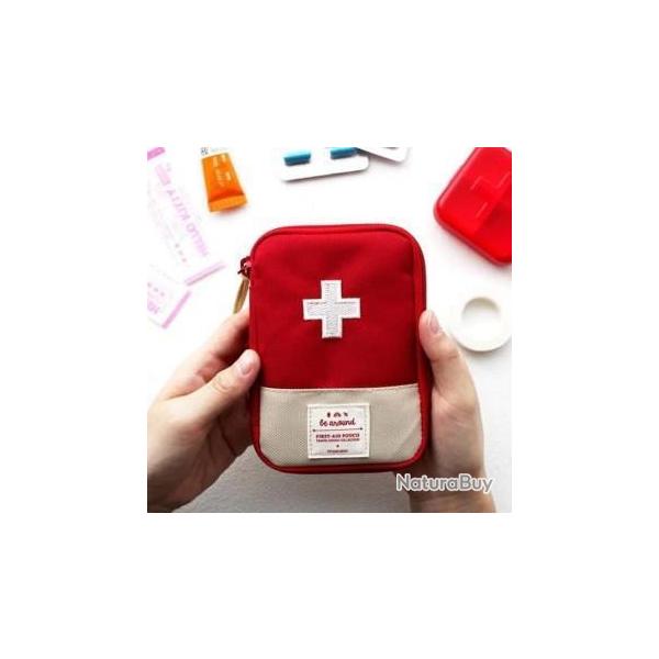 Sac Premiers Secours - d'Urgence (juste la sacoche) ROUGE - LIVRAISON GRATUITE !!!