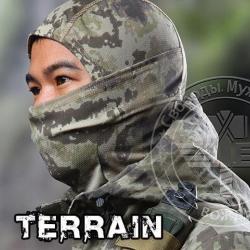 Cagoule Tout Terrain 3 positions Extensible Elastique Bonne Qualit&eacute; Chasse Airsoft