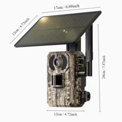 Cam&eacute;ra de Chasse Solaire 4G Batterie Lithium
