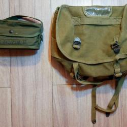 Lot Vietnam Original Combat Field Pack 1961 Et CW-842/PSM-13 Battery Test Set Pochette