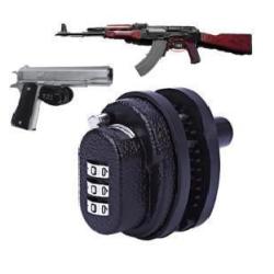 Verrou Pontet &agrave; Code Universel Pistolet - Fusil - Arme de Poing - Carabine