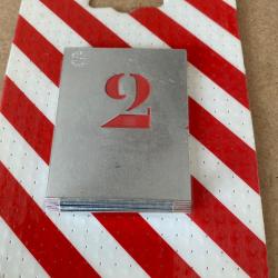 Chiffres pochoir 30 mm