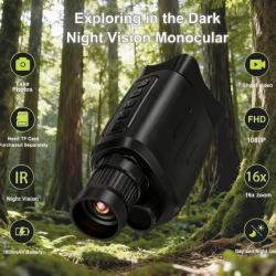 Monoculaire Vision nocturne X16 INTRAROUGE SD
