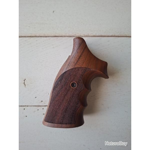 Crosse  KARL NILL pour revolver S&W carcasse K/L Round Butt