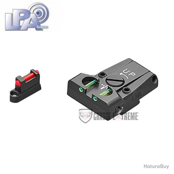Hausse R�glable Fibre Optique et Guidon LPA pour CZ 75, 75B, 85 (NO Shadow)