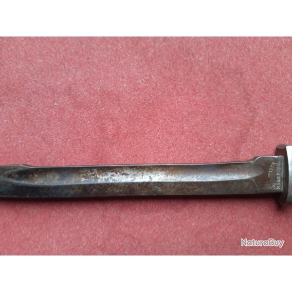 Baionnette WW1 dents de scie meulees