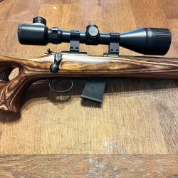 Magnifique carabine CZ 22 magnum tout &eacute;quip&eacute;