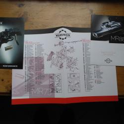 Livrets mr73 mr88 Manurhin