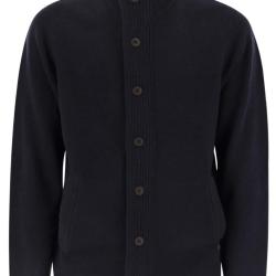 BARBOUR patch zip gilet marine