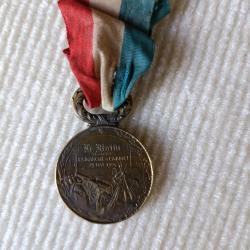 M&eacute;daille - Le matin organise la marche de l'arm&eacute;e - mai 1904 - L'arm&eacute;e la presse - ordonnance