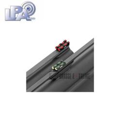 Guidon Double Fibre Optique Jaune LPA pour Fusil Filetage 3mm