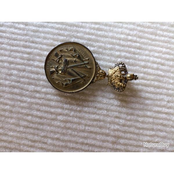 M�daille f�d�ration royale des ex sous officier L�opold II