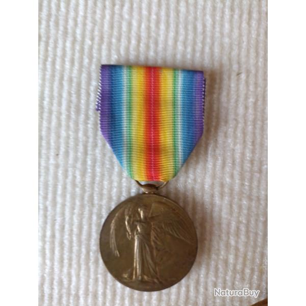 M�daille Interalli�e de la victoire Anglaise 14/19 WW1