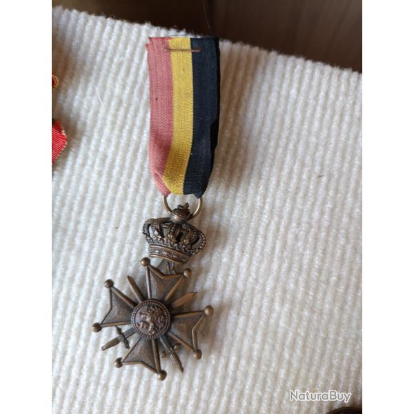 M�daille croix de guerre belge avec ruban