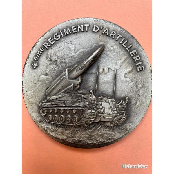 Ancienne m�daille 4�me R�giment d'Artillerie