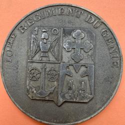 Ancienne m&eacute;daille 10&egrave;me R&eacute;giment du G&eacute;nie