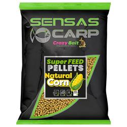 Pellets Sensas Super Feed Natural Corn 4mm 650g