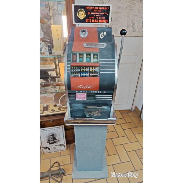 MACHINE A SOUS CASINO US MAD MONEY JACKPOT AM�RICAIN SEGA ANN�ES 50