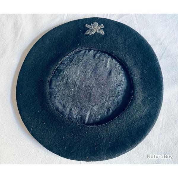 France Guerre 1939-1945, b�ret d'officier de chars de combat.