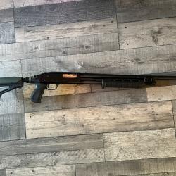 Fusil &agrave; pompe Mossberg 500 A M500A calibre 12 tactique fab defense