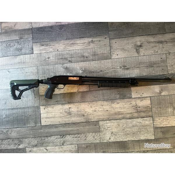 Fusil � pompe Mossberg 500 A M500A calibre 12 tactique fab defense