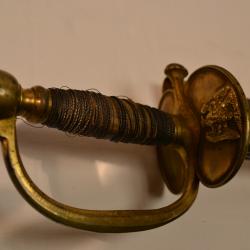 Ep&eacute;e &agrave; clavier napol&eacute;on III - Belle lame - Complet avec fourreau