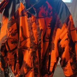 Veste de chasse moletton&eacute;e