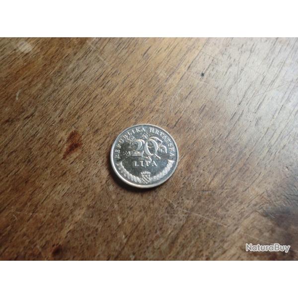 monnaie croatie 20 lipa 2004
