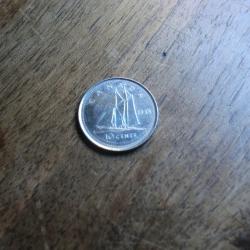 monnaie canada 10 cents 1998