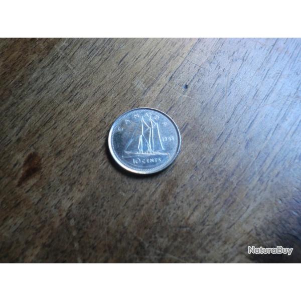monnaie canada 10 cents 1998