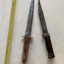 2 BAIONETTES et 1 outil de travail