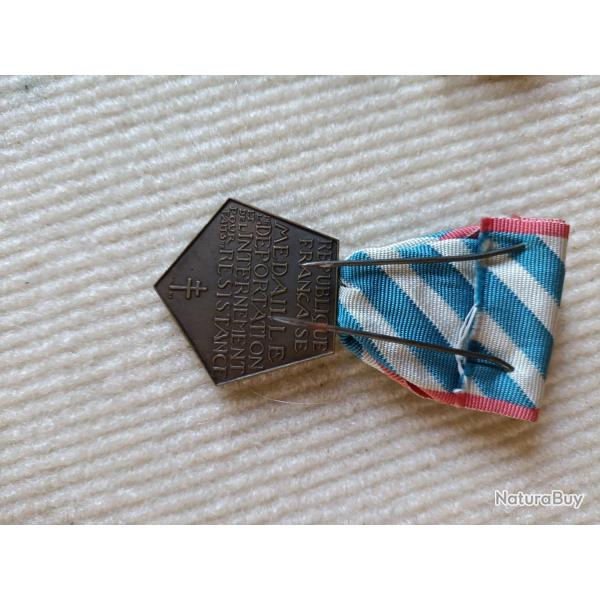 M�daille de l'internement pour faits de r�sistance