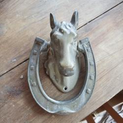Sabot de porte cheval en laiton