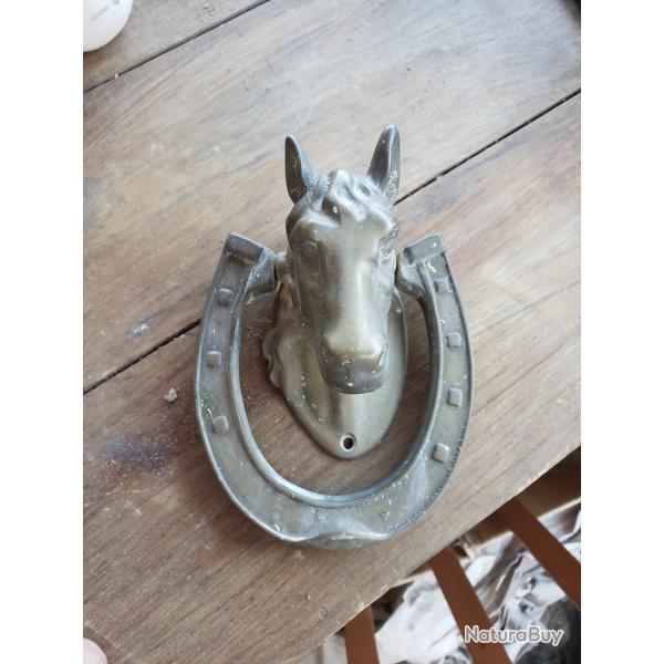 Sabot de porte cheval en laiton