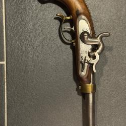 pistolet prussien SUHL mod&egrave;le 1850