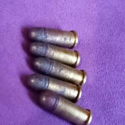 5 cartouches 320 bulldog. Munitions de collection. Poudre noire.