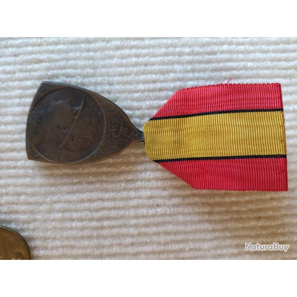 M�daille comm�morative de la campagne 14 18 belge