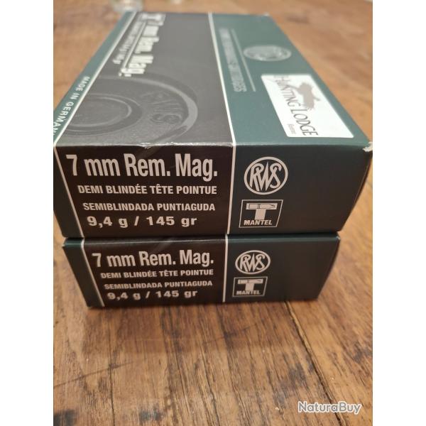 Boites de balles RWS 7rm T-Mantel