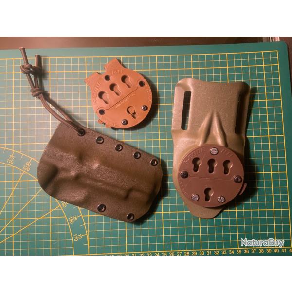 Holster Kydex vert pour MAC-50