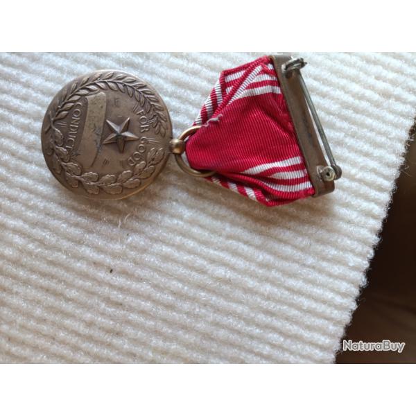M�daille am�ricaine de bonne conduite militaire